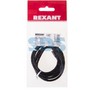 REXANT (184071) АУДИОКАБЕЛЬ AUX 3.5 ММ В ТКАНЕВОЙ ОПЛЕТКЕ 1 М ЧЕРНЫЙ