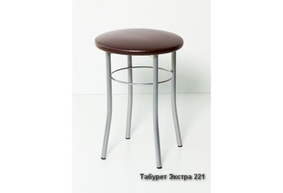 БИТЕЛ ЭКСТРА Табурет Серебро/Шоколад С.221 (2 упак.)