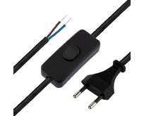 REXANT (111134) Сетевой шнур с выкл. 2х0,75 мм2, 1,8 м черный REXANT (111134) Сетевой шнур с выкл. 2х0,75 мм2, 1,8 м черный