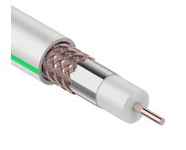 PROCONNECT (0124312) SAT 703B, 75 Ом, CCS/AL/AL, 75%, бухта 100 м, белый