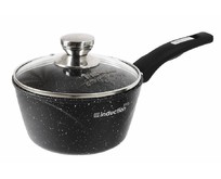 МЕЧТА 82802И Гранит black Induction Pro 1,7л несъемная ручка стеклянная крышка