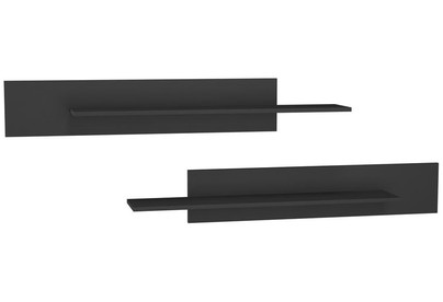 НКМЕБЕЛЬ POINT комплект полок Чёрный/Чёрный глянец 71774471 (1 кор.)
