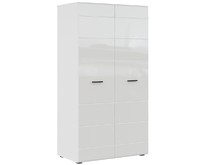 НКМЕБЕЛЬ GLOSS шкаф 2х дверный Белый/Белый глянец 71373114 (2 кор.)