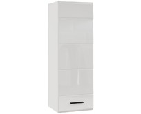 НКМЕБЕЛЬ GLOSS шкаф навесной Белый/Белый глянец 71373113 (2 кор.)