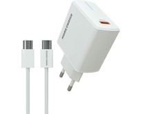 MORE CHOICE (4610196408915) NC60a 1USBC 3.0A PD 20W быстрая зарядка для TypeC White