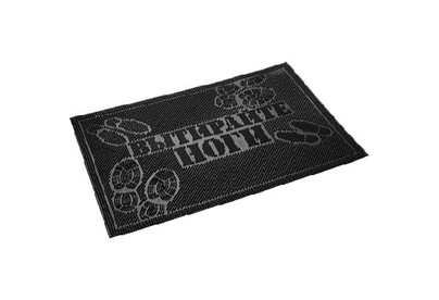 VORTEX 20013 Коврик придверный 40*60см черный Вытирайте ноги