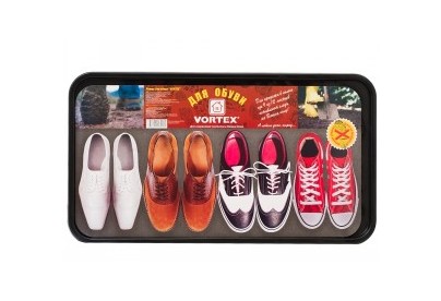 VORTEX 22352 Лоток для обуви 63,5*35,4*1,3см черный