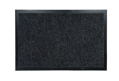 VORTEX 24192 Коврик влаговпитывающий, ребристый TRIP 50*80 см, серый / 10