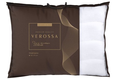 VEROSSA Подушка VRSilk 50/70 Шелк/ХБ 0,65 33