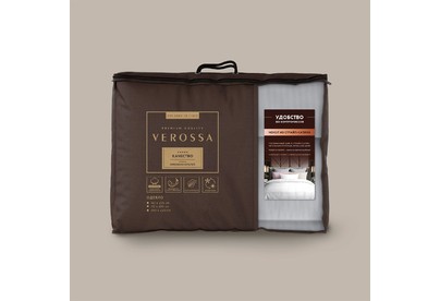 VEROSSA 935885 Hotel Line Одеяло 172/205 Silver moon