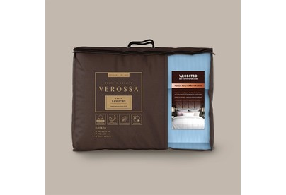 VEROSSA 935876 Hotel Line Одеяло 200/220 Sky Blue
