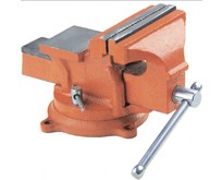 SPARTA Тиски слесарные, 100 мм, поворотные, с наковальней 186235