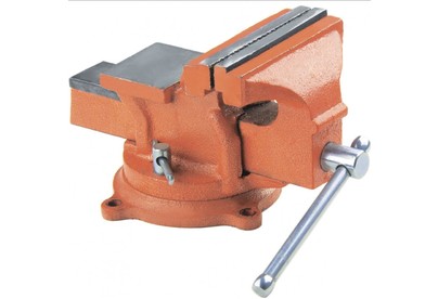 SPARTA Тиски слесарные, 100 мм, поворотные, с наковальней 186235