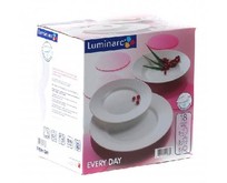 LUMINARC ДИРЕКТОР БЕЛЫЙ (ЭВРИДЕЙ) столовый наб. 18 предметов Q9318