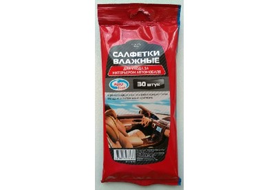 AUTOVIRAZH (AV018302) влажные для интерьера автомобиля, 30 шт