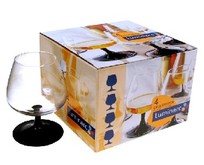 LUMINARC ДОМИНО наб. фужеров для коньяка 4шт 410мл (J3030) (2)