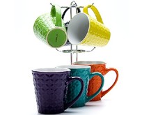 LORAINE LR 23138 набор чашек 6пр 350мл керам.нерж.