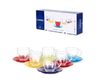 LUMINARC РЕЙНБОУ чайный набор 220мл (N4217)