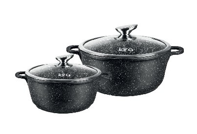 LARA LR02111 Набор посуды LARA RIO, 2 пр., (кастр. 3.1л + 5,0л)