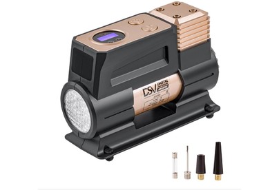 DSV (224000) Smart, усиленный с LED фонарем 45 л/мин 12В с цифр. маном, сумкой , золотой