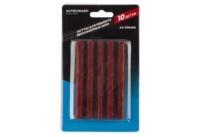 AUTOVIRAZH (AV019406) для ремонта бескамерных шин 10шт