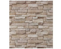 РЫЖИЙ КОТ Панель самоклеящаяся Кирпич 70х77см, бежевокоричневый