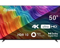 DIGMA DMLED50UBB33 UHD SMART TV Яндекс
