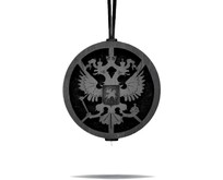 AROMA BAR подвеска ?Герб? в крафтовой упаковке с минибрелоком в черном цвете 49343