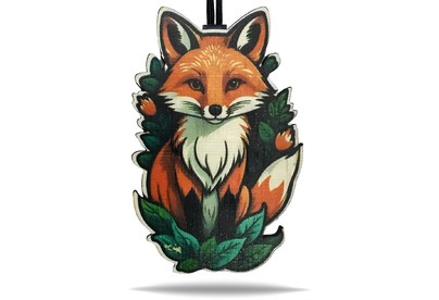 AROMA BAR подвеска цветная ?Лиса сказочная? в крафтовой упаковке с минибрелоком 49340