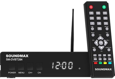 SOUNDMAX SMDVBT284(черный)