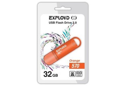 EXPLOYD 32GB 570 оранжевый [EX32GB570Orange]