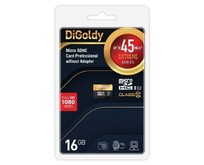 DIGOLDY 16GB microSDHC Class 10 UHS1 Extreme [DG016GCSDHC10UHS1ElU1 w]