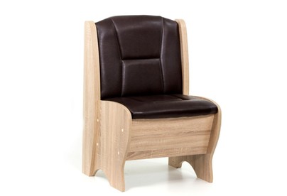 БИТЕЛ ЛОТОС СКАМЬЯ 550 ОДНОТОН (ДУБ СОНОМА, Борнео умбер)