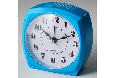 DELTA DT80006 Будильник 8.5*4.6*8.6см (голубой)