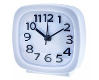 DELTA DT80021 Будильник 10.3*4*10.2 см (белый)