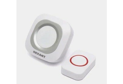 REXANT (730090) беспроводной, 36 мелодий 150м IP44 (белый/серый)