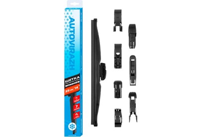 AUTOVIRAZH AV001433 AV350W зимняя 35см/14 мультиадаптерная