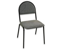 OLSS стул СМ7 ткань серая В3 рама окрашенная черной порошковой краской