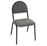 OLSS стул СМ7 ткань серая В3 рама окрашенная черной порошковой краской