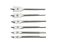 SPARTA Набор сверл перовых по дереву, 101216182025 мм, 6 шт, шестигранный хвостовик 704055