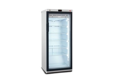 БИРЮСА B235DNZ 235л шкафвитрина (черная рамка)