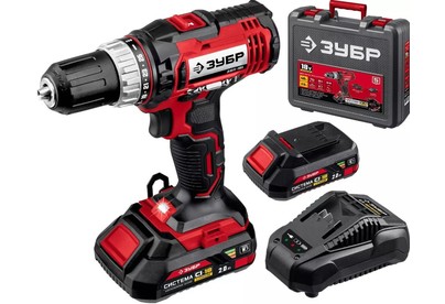 ЗУБР ДШУ18522 18В, 2аккум., кейс