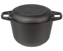 ГАРДАРИКА 13044 чугун 4,0л с крышкойсковородой 22см