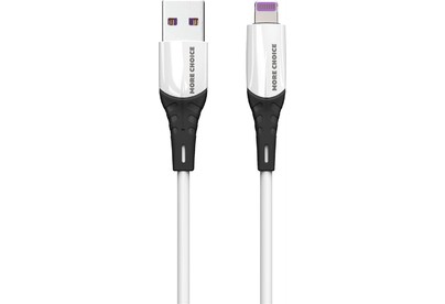 MORE CHOICE (4620202550026) K35i USB 2.4A для Lightning 8pin силикон  1м White