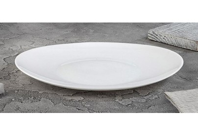 MALLONY Тарелка столовая Al Dente, размер: 26,5*22,5*2,3 см из опалового стекла (107081)