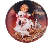 AGNESS 898205 ДЕВОЧКА С СОБАЧКАМИ 33Х2,1см