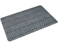 РЫЖИЙ КОТ Коврик придверный, 50*80см серый DM1 (108729)