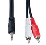 PERFEO (J2005) JACK 3.5 мм вилка  2XRCA вилка 5 м