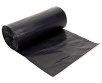 РЫЖИЙ КОТ Пакеты универсальные 200л, 10шт, ПВД черные, особо прочные, 30мкм (006978)