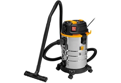 DENZEL RVC30, 1400 Вт, бак 30 л, шланг 3 м, розетка с автосинхр